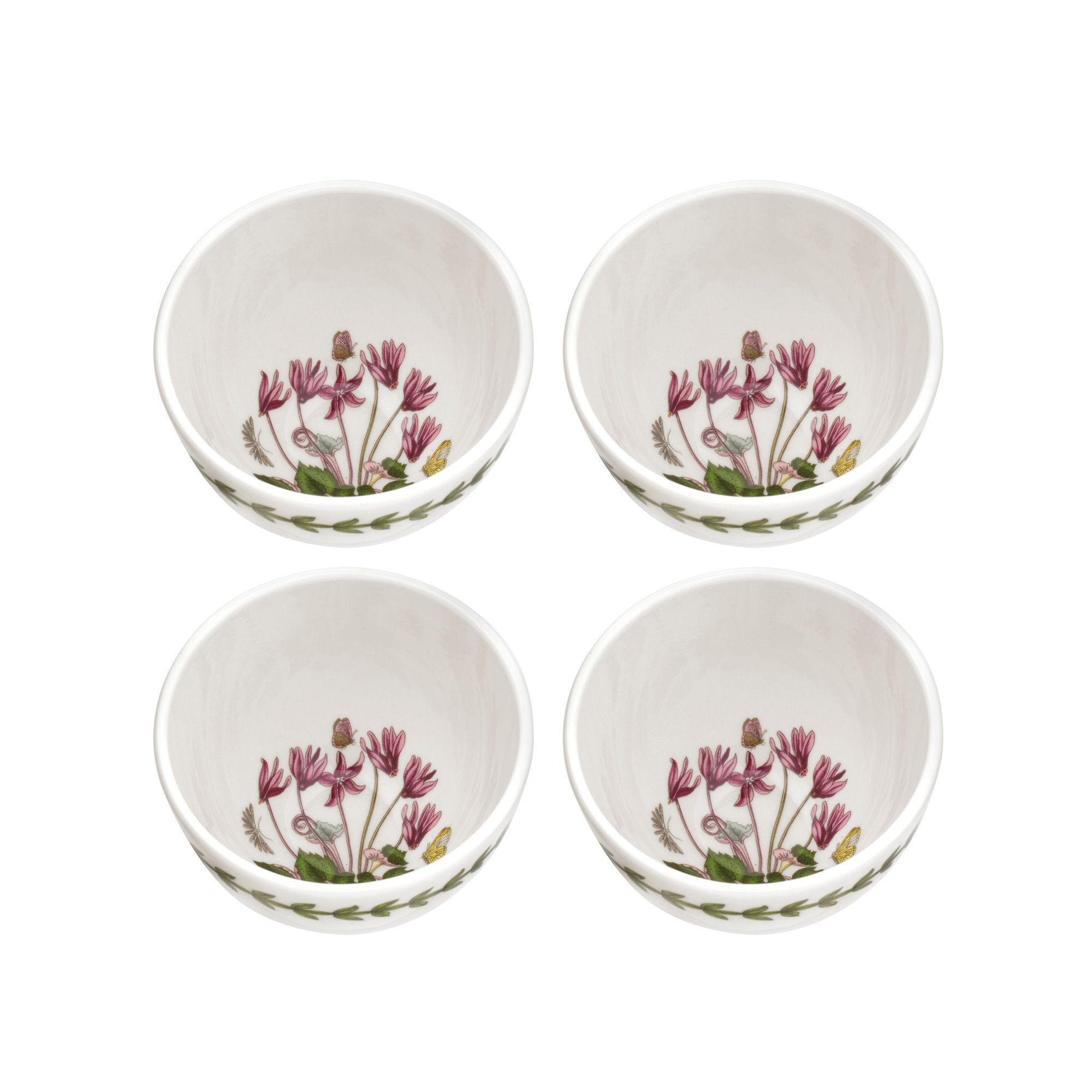 Botanic Garden Set of 4 Small Bowls (Cyclamen) image number null